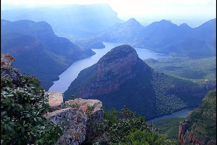 Blyde River Dam at the end of the Canyon